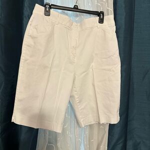 Kim Rogers White Women's Bermudas